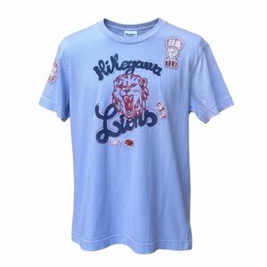 🦁 Vintage Energie Lions Tee 🔵 Embroidered Graphic | Size S